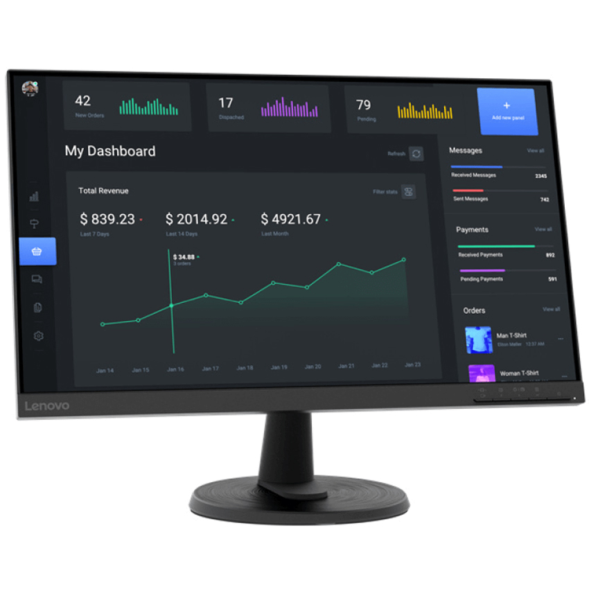 Monitor Lenovo 24 C24-40 Lcd Vga-Hdmi 1920X1080 75Hz